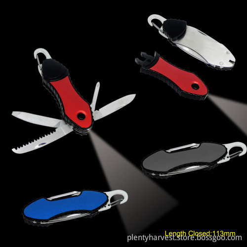 Pocket Knife with Detachable LED Torch (#6158)